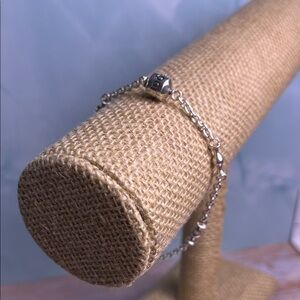 Genuine PANDORA Silver 5 Clip Station Chain Bracelet S925 ALE *Retired*